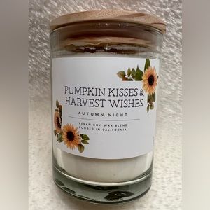 Leoben Co. Pumpkin Kisses & Harvest Wishes Autumn Night Jar Candle